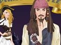 Karibų piratai: apsirengti kaip Captain Jack Sparrow ir Elizabeth žaisti internete